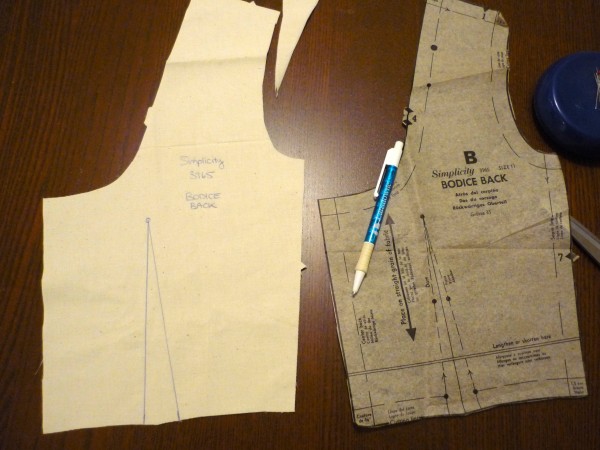 making a bodice muslin - grab your bodice pattern pieces!