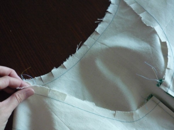clip curves along neck edges