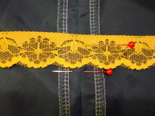 determine where the finished lining hem should end