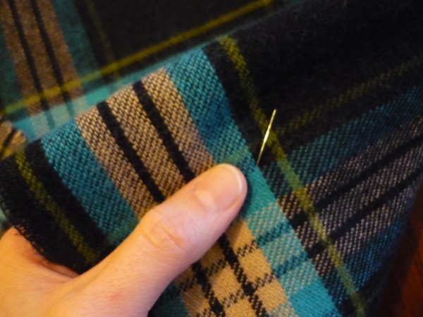 re-position the pin through the matching intersection