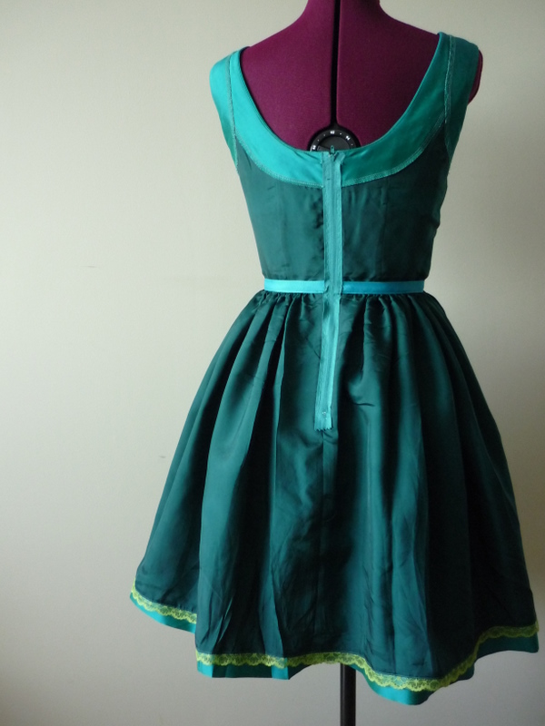 silk party dress simplicity 3965 5