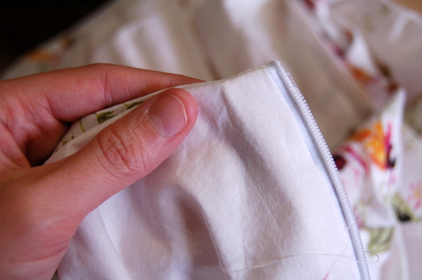 Sewing the Lining into the Cambie Dress