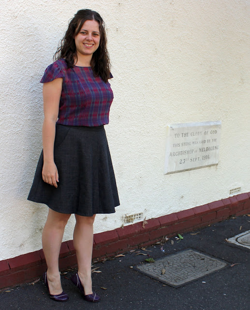 My second holiday skirt : r/sewing