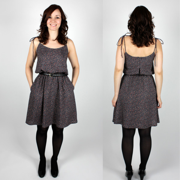 saltspring dress front and back