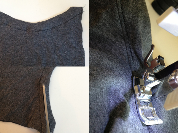 Tips for sewing knit necklines — In the Folds