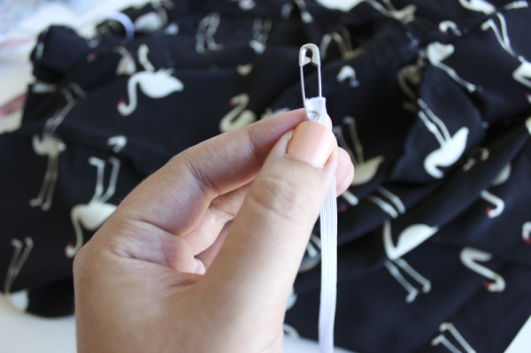 Ditch Your Safety Pin and Thread Your Elastic/Drawstring the Easy