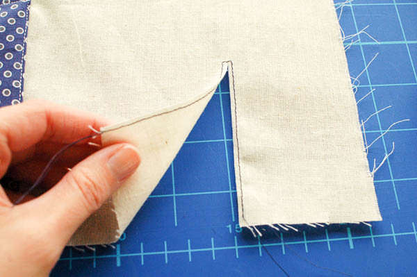 sewing a continuous bound shirt placket-5