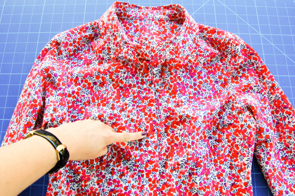 Granville Shirt shirtmaking series - sewing buttons (1 of 1)