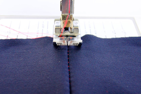 How to create a strong faux flat-lock seam with an overlocker