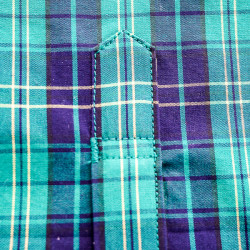 Cutting the Granville Shirt in Plaid Fabric