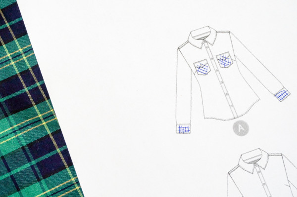 Sewing A Plaid Granville Shirt: Deciding What to Cut on the Bias