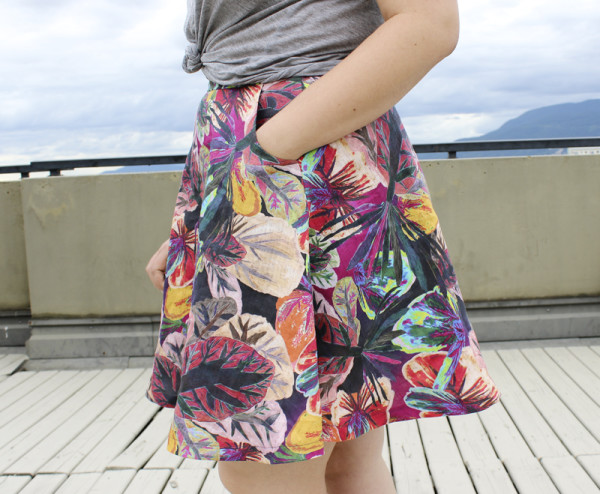 Tropical Linen Hollyburn Skirt | Sewaholic
