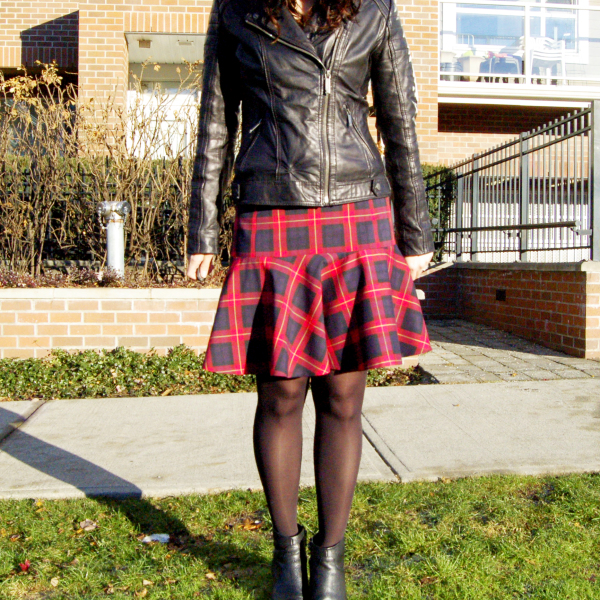 Plaid Flared Skirt: Burda 9/2014 #104 | Sewaholic